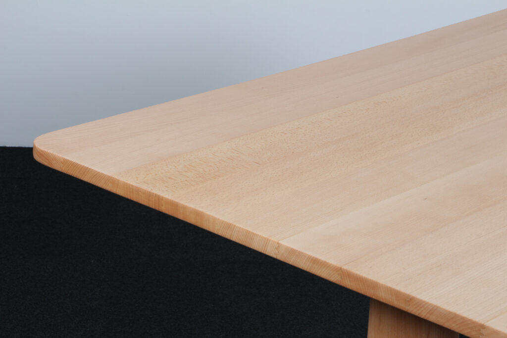 Børge Mogensen shaker bord af sæbebehandlet bøg, model 1181 - Billede 4