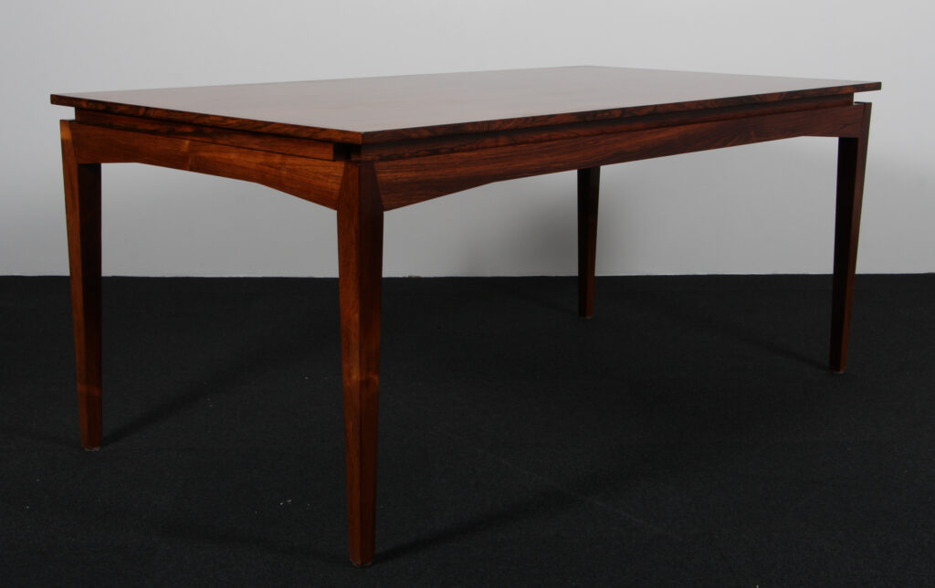 H. W. klein spisebord med to plader, palisander