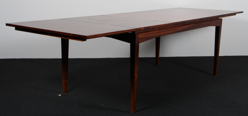 H. W. klein spisebord med to plader, palisander - Billede 4