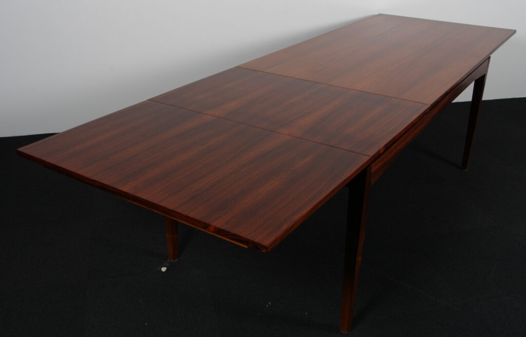 H. W. klein spisebord med to plader, palisander - Billede 3