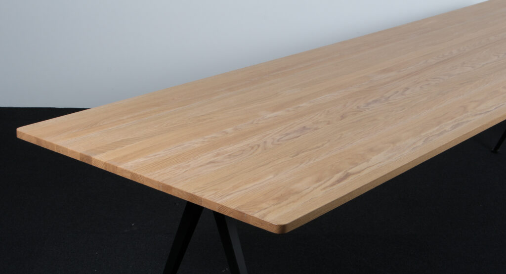 Hay spisebord af massiv eg, model Pyramide. - Billede 6