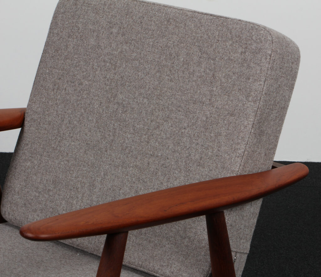 Hans J. Wegner Cigar lænestol af teak og eg, model GE240 - Billede 8