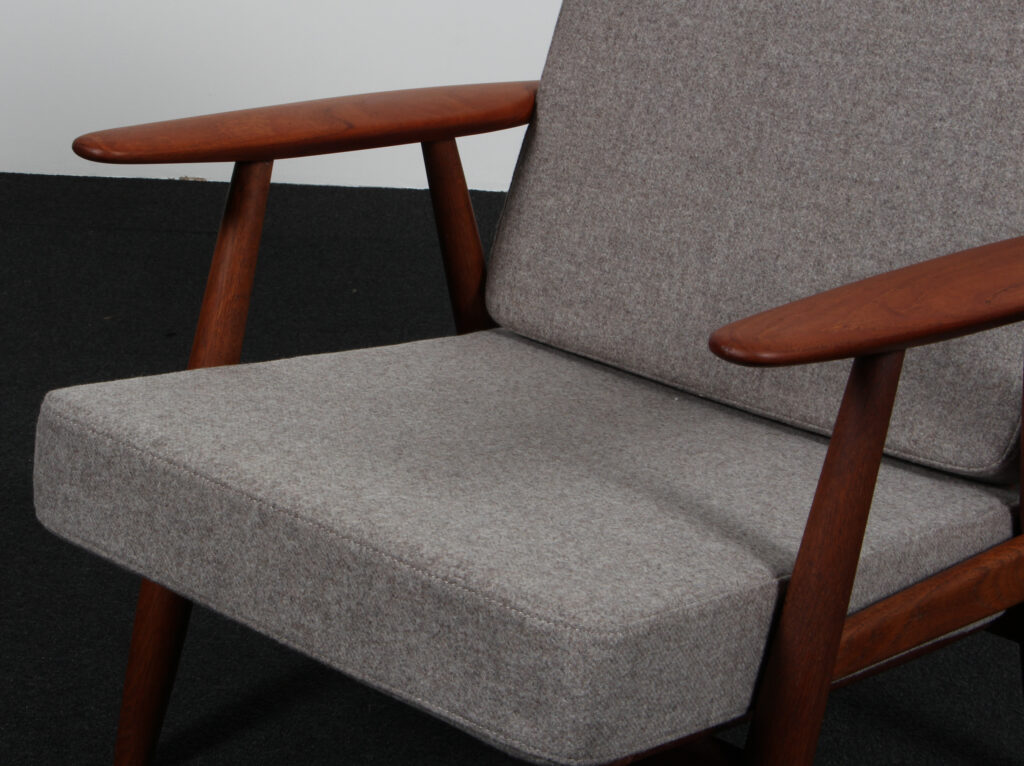 Hans J. Wegner Cigar lænestol af teak og eg, model GE240 - Billede 7