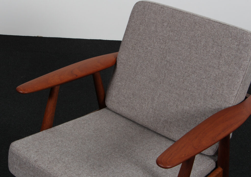 Hans J. Wegner Cigar lænestol af teak og eg, model GE240 - Billede 5