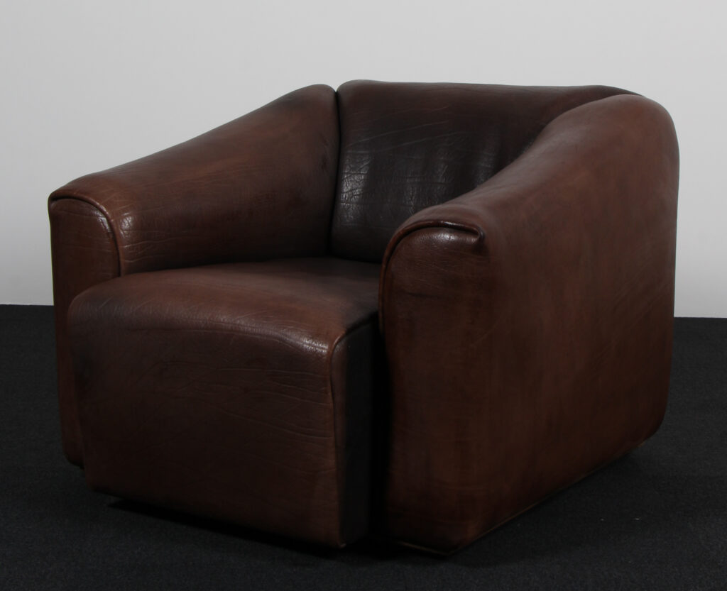 De Sede lænestol samt skammel, model DS47 - Billede 4