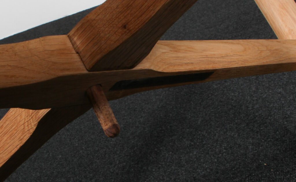 Hans J. Wegner bakkebord af massiv sæbebehandlet eg, PP35 - Billede 3