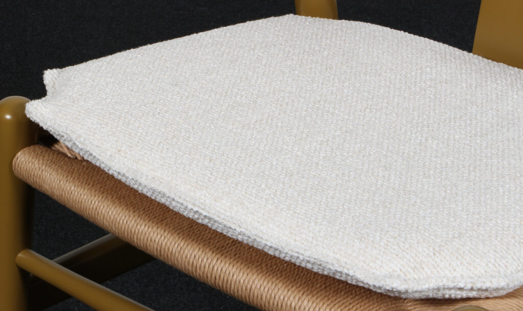 Hans J. Wegner Y stols hynde, model CH24 sandfarvet Boucle - Billede 5