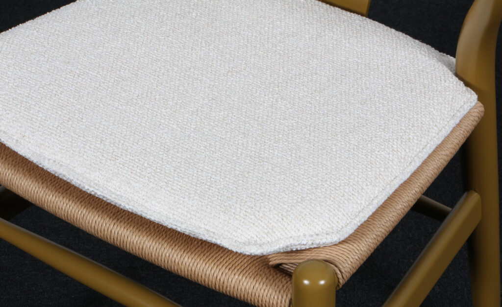 Hans J. Wegner Y stols hynde, model CH24 sandfarvet Boucle - Billede 4