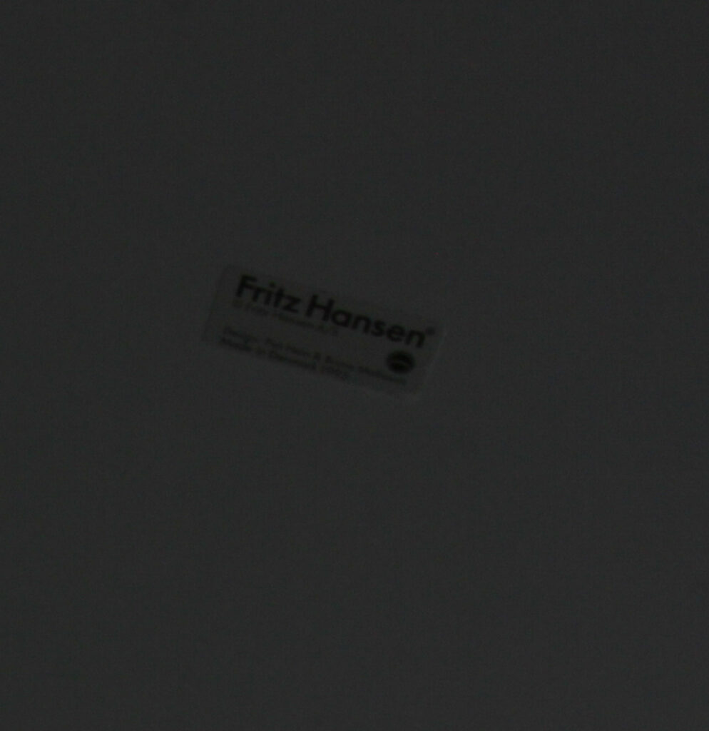 Piet Hein & Bruno Mathsson super ellipse bord, original laminat - Billede 3