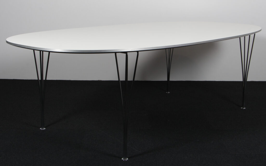 Piet Hein & Bruno Mathsson super ellipse bord, original laminat