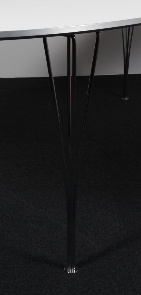 Piet Hein & Bruno Mathsson super ellipse bord, original laminat - Billede 6