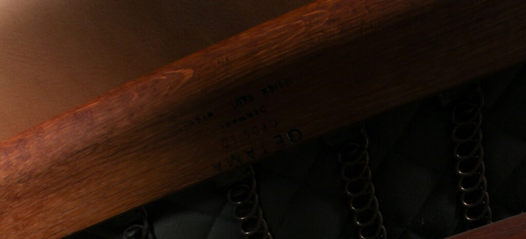 Hans J. Wenger lænestol af eg og anilin læder. GE290 - Billede 4