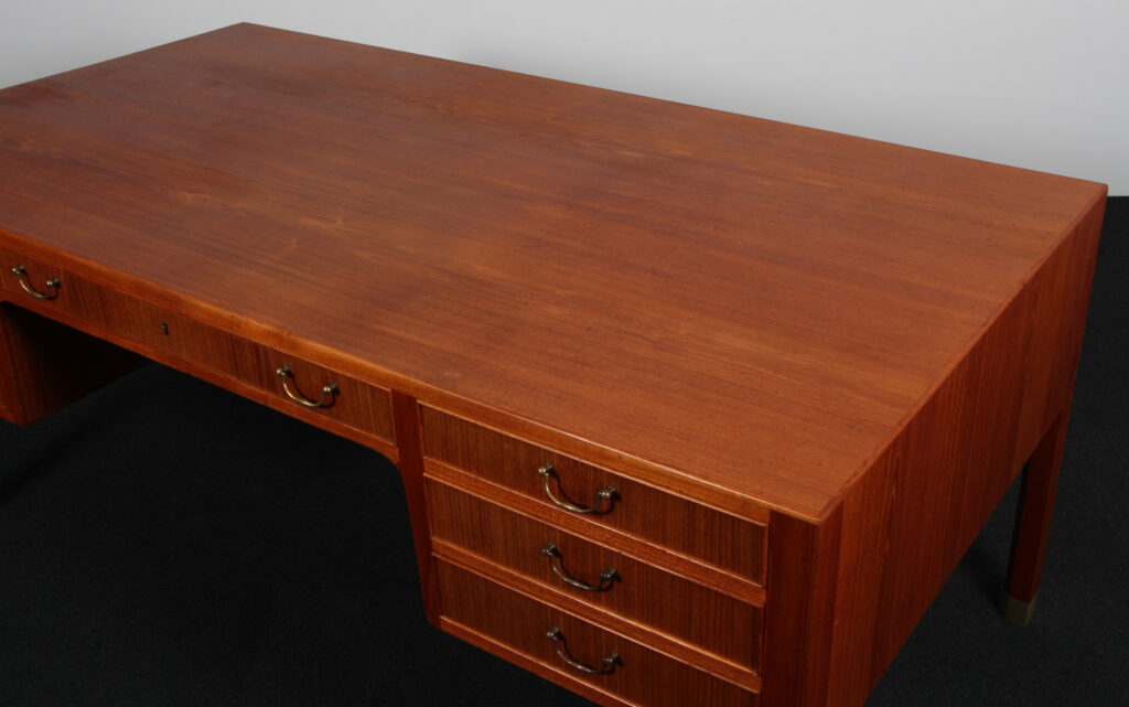 Ole Wanscher for AJ Iversen. Skrivebord af Teak. 1950’erne - Billede 7