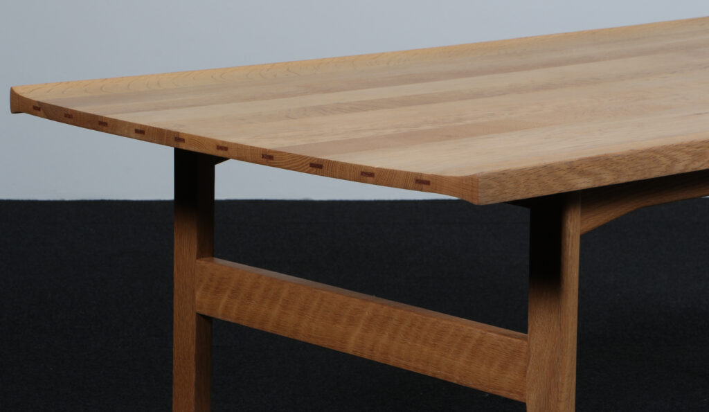 Tove & Edvard Kindt Larsen sofabord, massiv hvidolieret eg - Billede 5