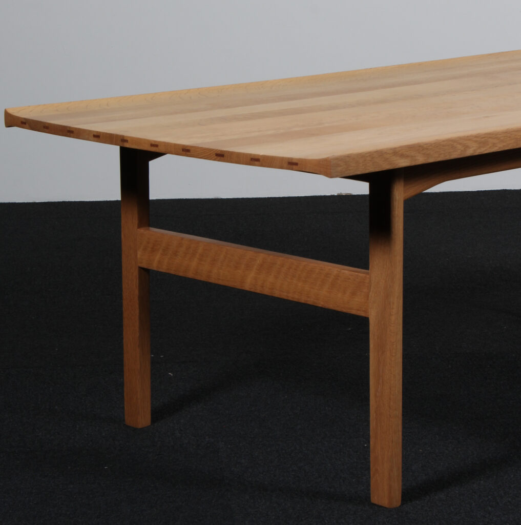 Tove & Edvard Kindt Larsen sofabord, massiv hvidolieret eg - Billede 4