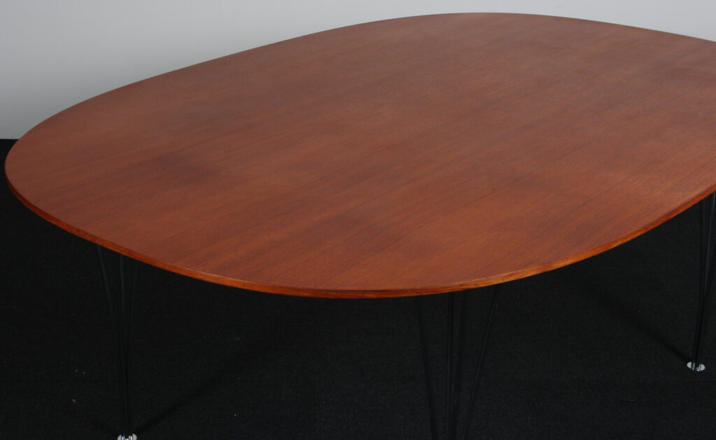 Piet Hein & Bruno Mathsson super ellipse, teak - Billede 6