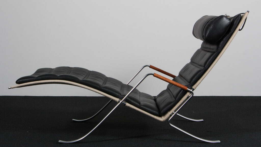 Preben Fabricius & Jørgen Kastholm chaiselong, model Grasshopper - Billede 5