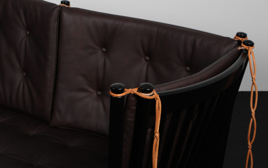 Hyndesæt til Børge Mogensen Tremmesofa af anilin læder. Model 1789 - Billede 4