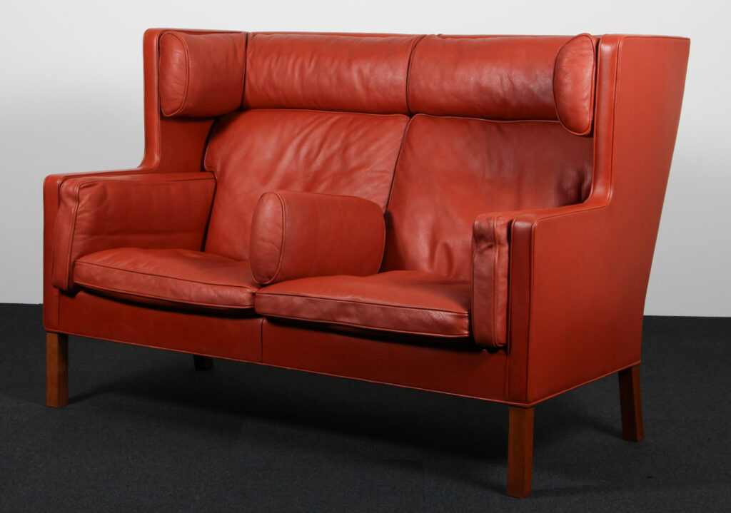 Børge Mogensen kupesofa. Model 2292. Original betrukket