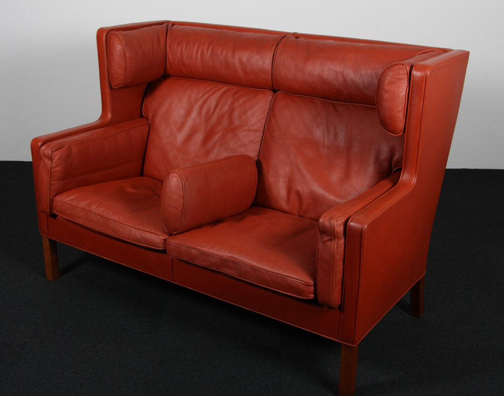 Børge Mogensen kupesofa. Model 2292. Original betrukket - Billede 2