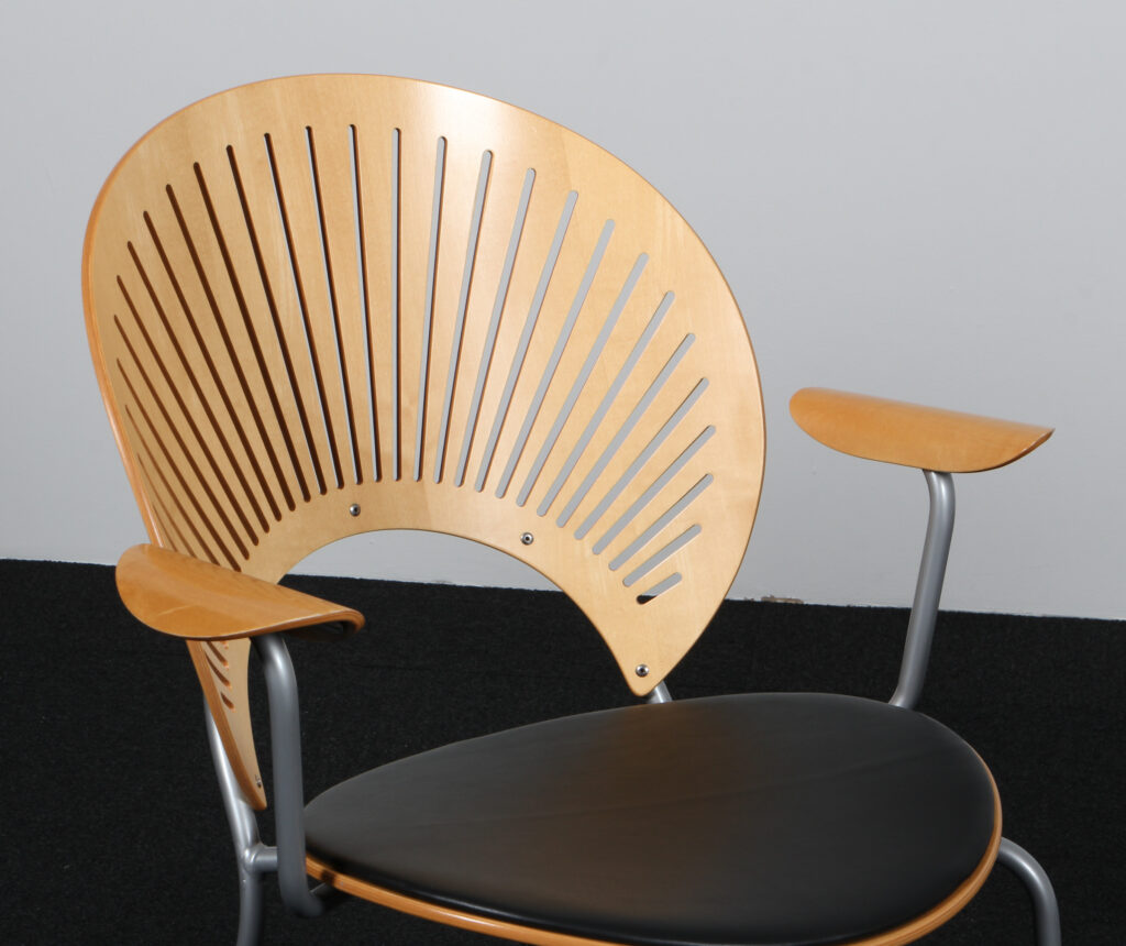 Nanna Ditzel Par Trinidad armstole af ahorn og anilin læder - Billede 6