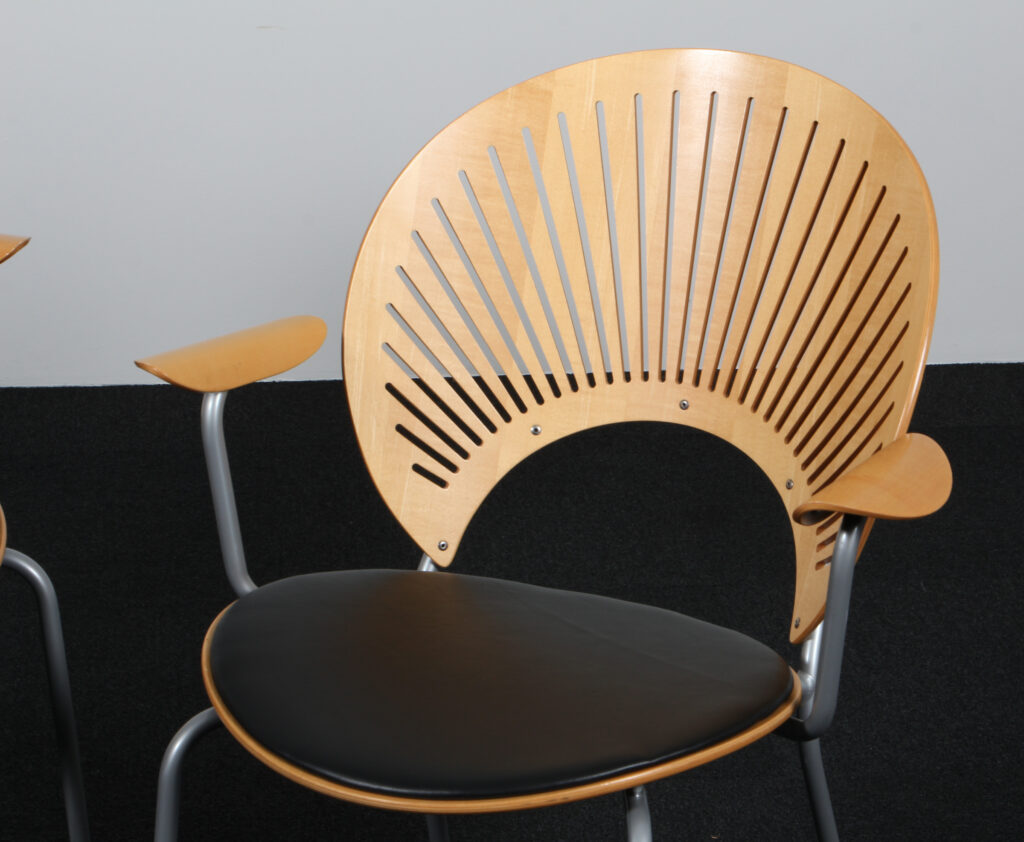 Nanna Ditzel Par Trinidad armstole af ahorn og anilin læder - Billede 5