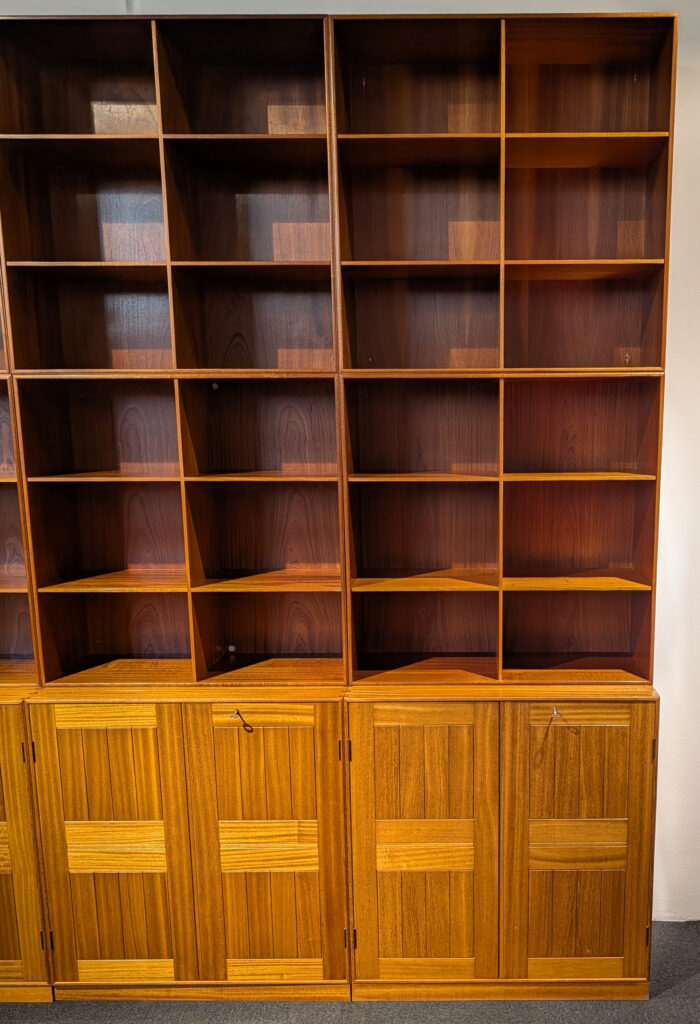 Mogens Koch for Rud Rasmussen reolvæg af mahogni. 12 moduler - Billede 2