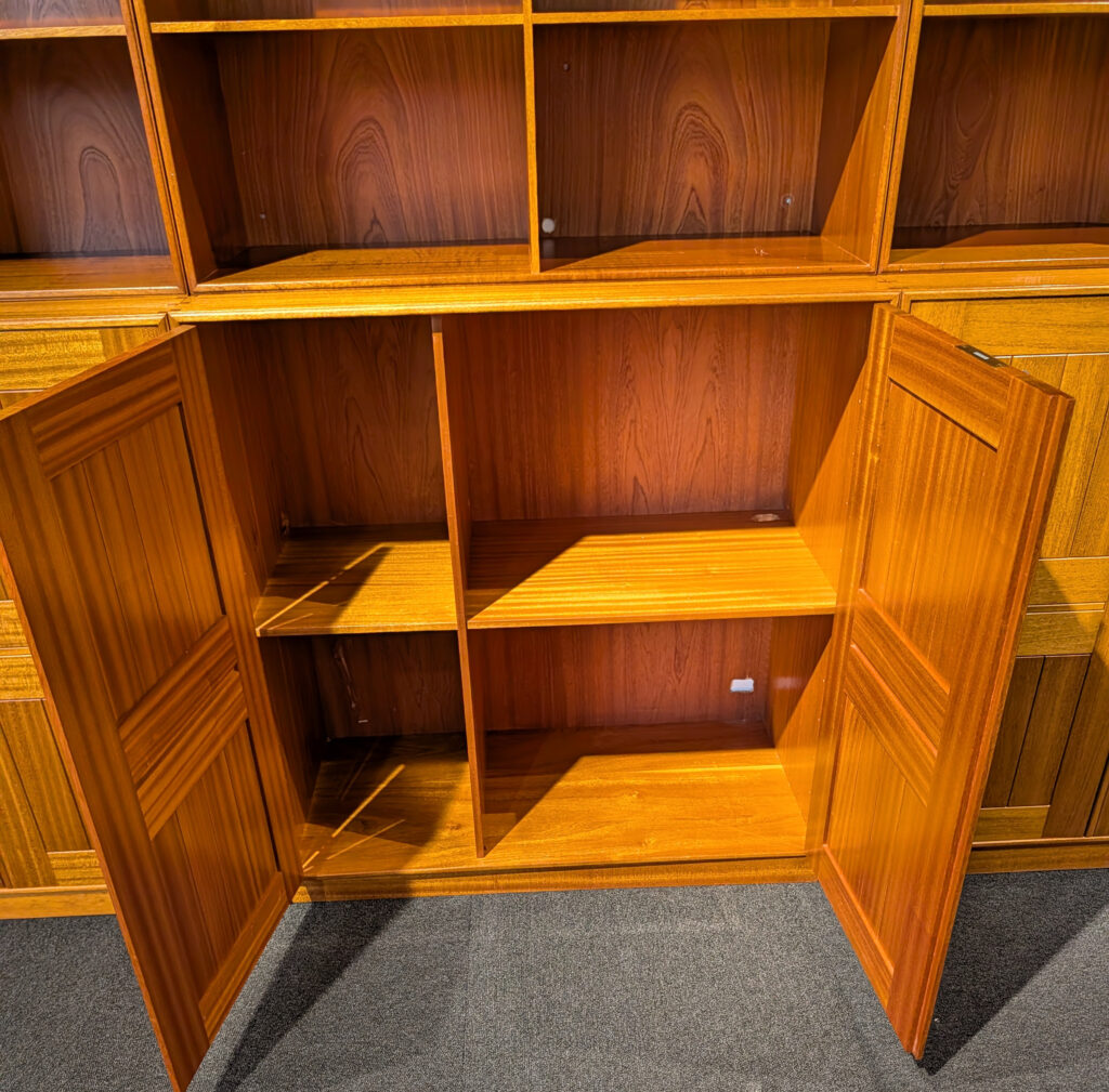 Mogens Koch for Rud Rasmussen reolvæg af mahogni. 12 moduler - Billede 9