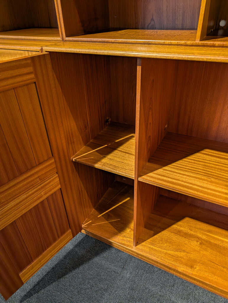 Mogens Koch for Rud Rasmussen reolvæg af mahogni. 12 moduler - Billede 8