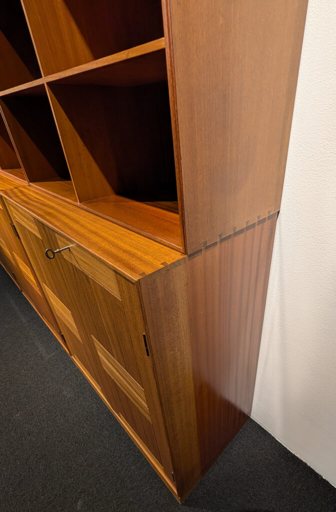 Mogens Koch for Rud Rasmussen reolvæg af mahogni. 12 moduler - Billede 4