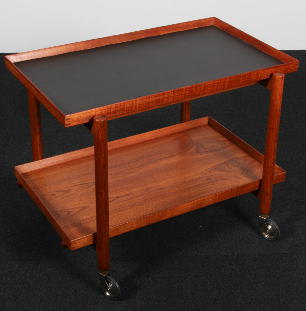 Poul Hundevad bakkebord af teak og formica - Billede 2