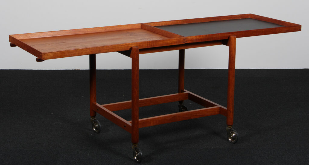 Poul Hundevad bakkebord af teak og formica - Billede 3