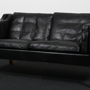 Børge Mogensen. Fritstående to pers. sofa, model 2212. Original betrukket