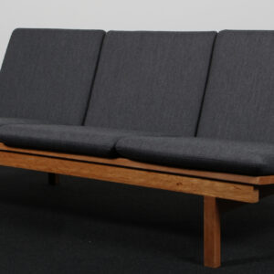 Børge Mogensen tre personers sofabænk af eg og uld. Model 2218