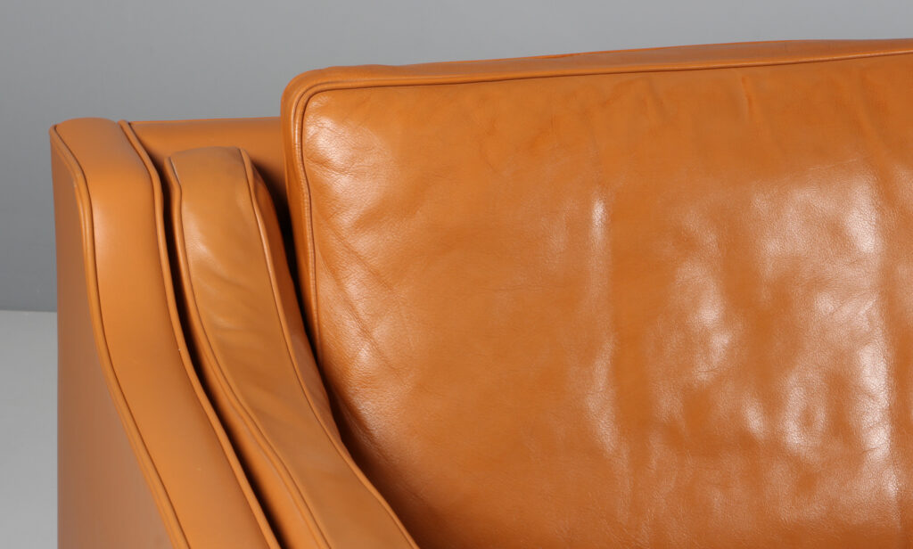 Børge Mogensen. Fritstående trepers. sofa, model 2213. Original betrukket - Billede 7