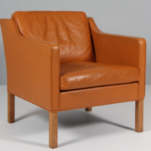 Børge Mogensen lænestol, model 2321. Original betrukket