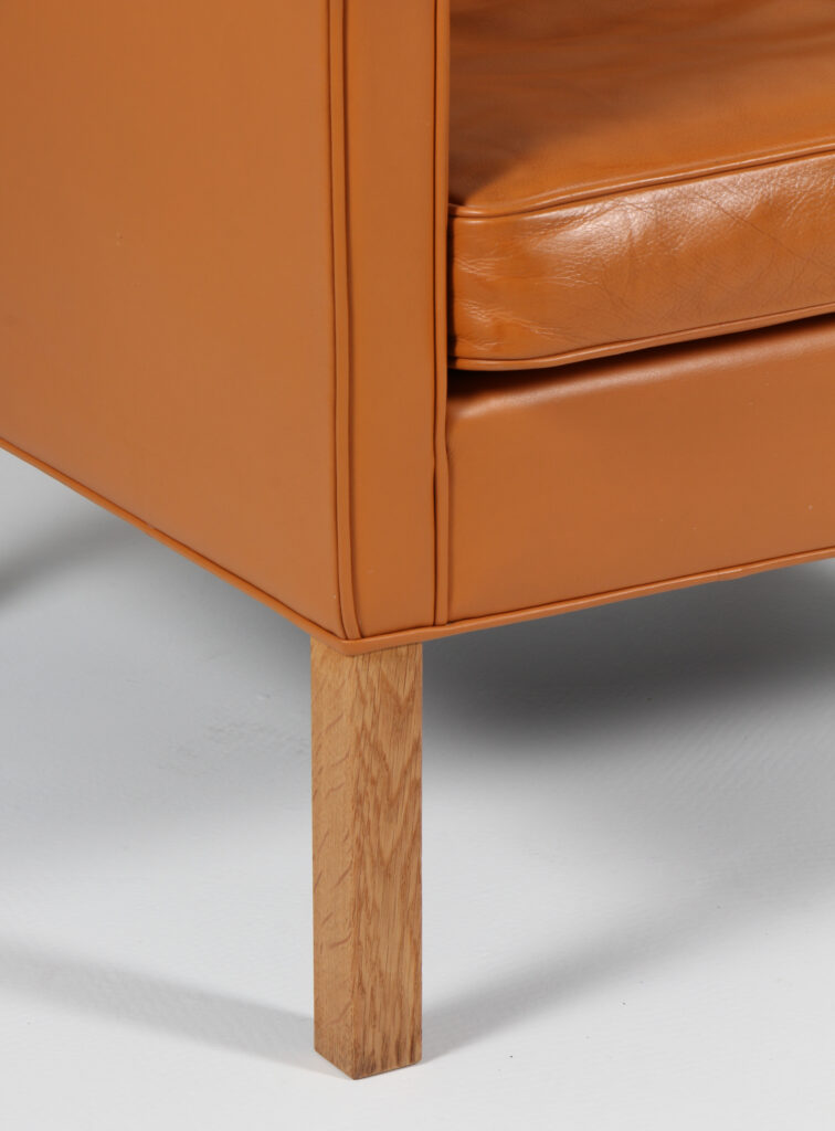 Børge Mogensen lænestol, model 2321. Original betrukket - Billede 6