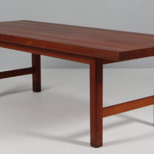Dansk Snedkermester sofabord af massiv teak og palisander