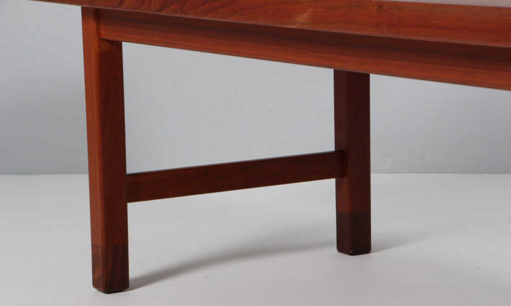 Dansk Snedkermester sofabord af massiv teak og palisander - Billede 3