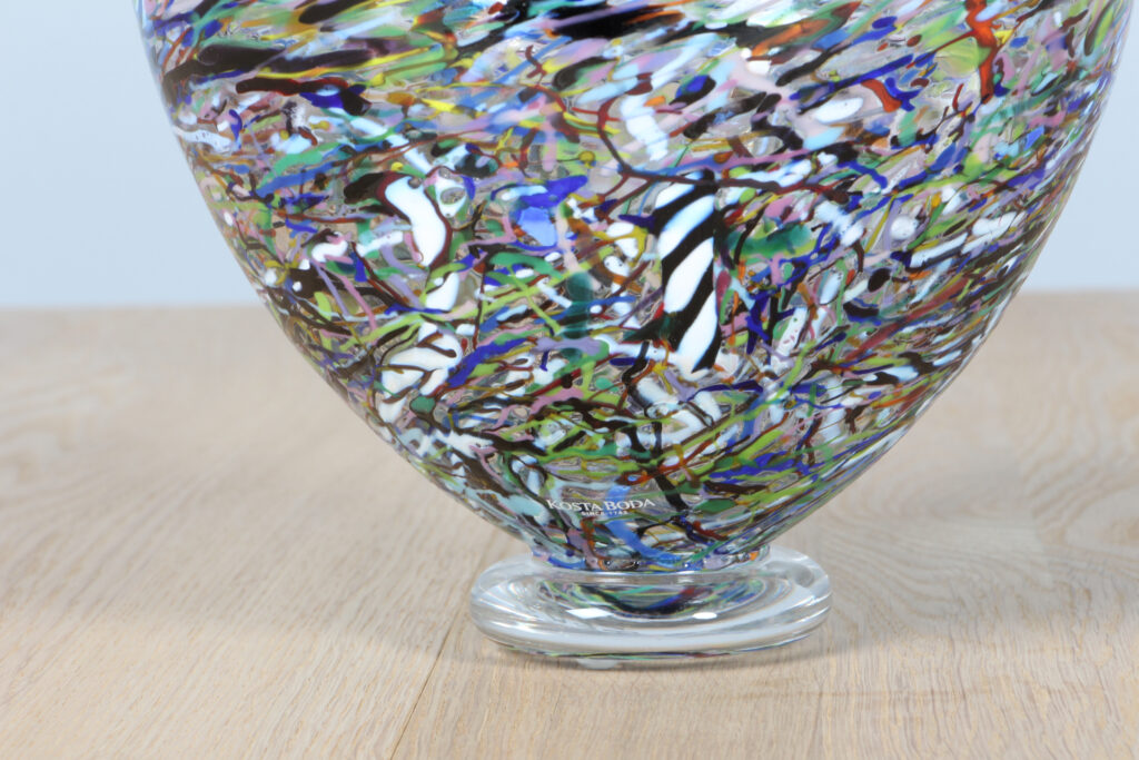 Bertil Vallien for Kosta Boda skål af glas, model Conffetti - Billede 4