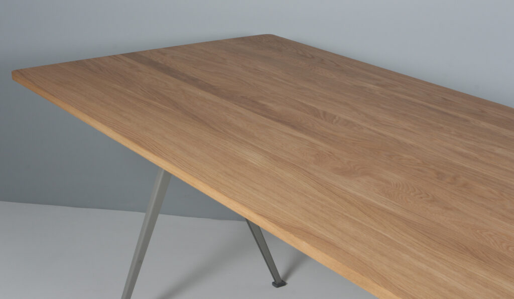 Hay spisebord af massiv eg, model Pyramide. - Billede 7