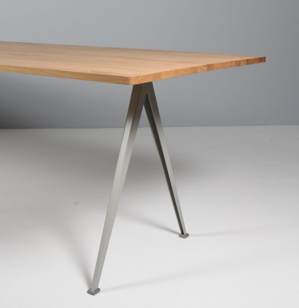 Hay spisebord af massiv eg, model Pyramide. - Billede 6