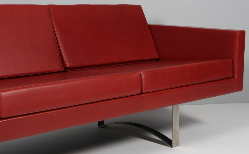 Bodil Kjær tre personers sofa, anilin læder - Billede 6