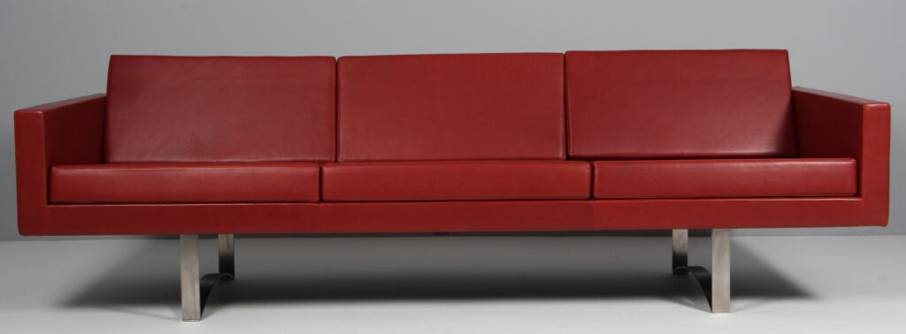 Bodil Kjær tre personers sofa, anilin læder - Billede 4
