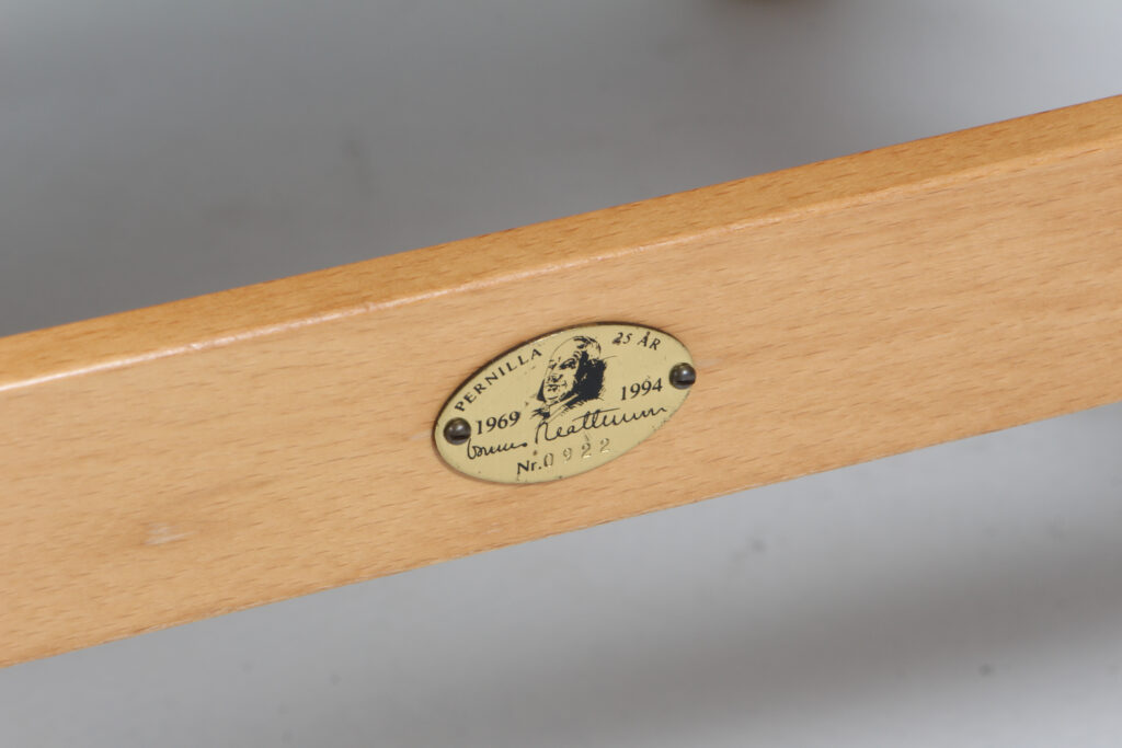 Bruno Mathsson Pernilla lænestol, bøg og læder. Jubilæums udgave - Billede 6