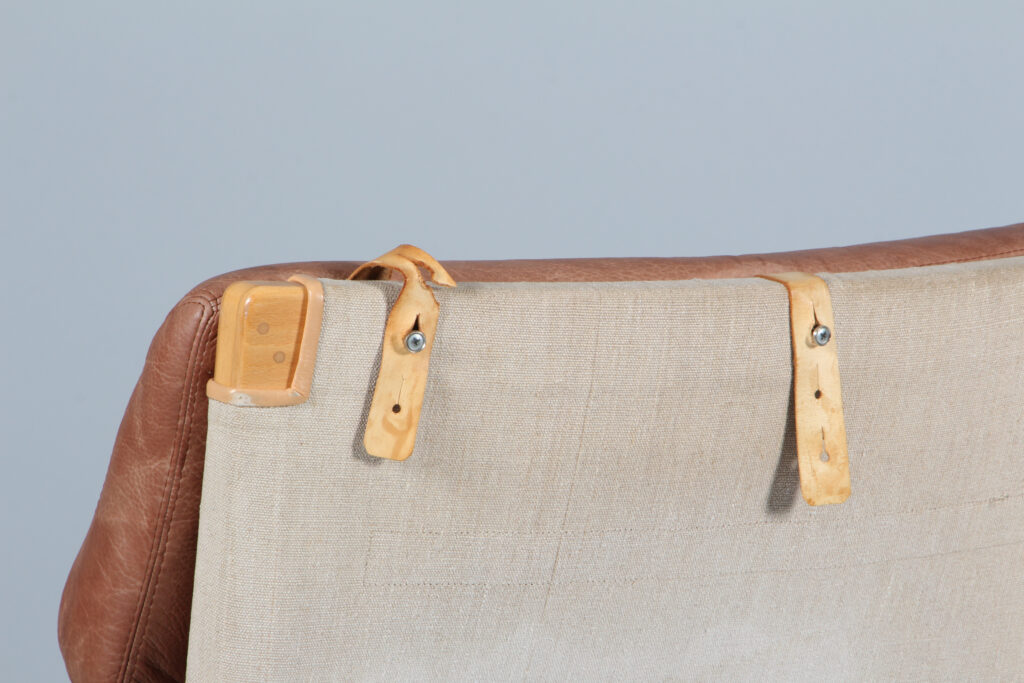 Bruno Mathsson Pernilla lænestol, bøg og læder. Jubilæums udgave - Billede 3