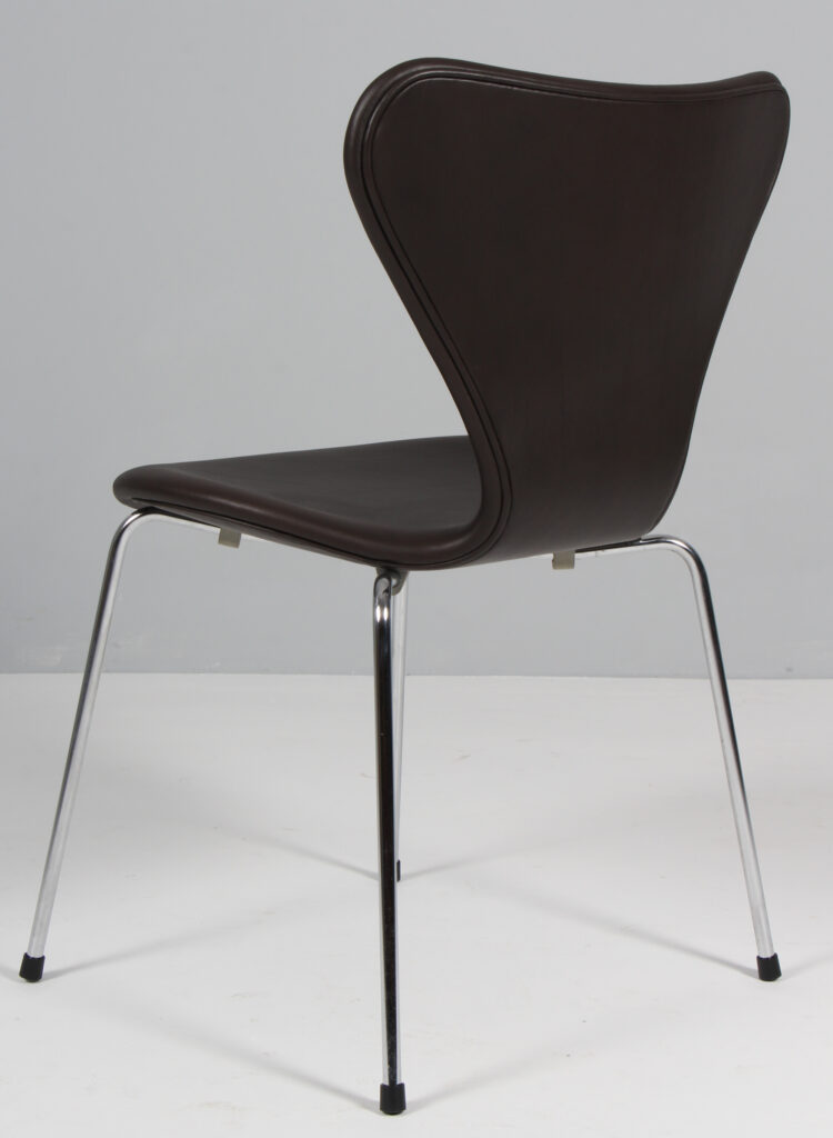 Arne Jacobsens 7´erstole model 3107, mokka Elegance. - Billede 4
