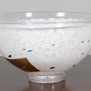 Bertil Vallien for Kosta Boda skål af glas, model Conffetti