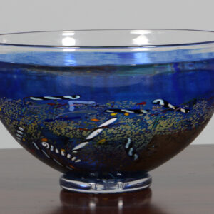 Bertil Vallien for Kosta Boda skål af glas, model Conffetti