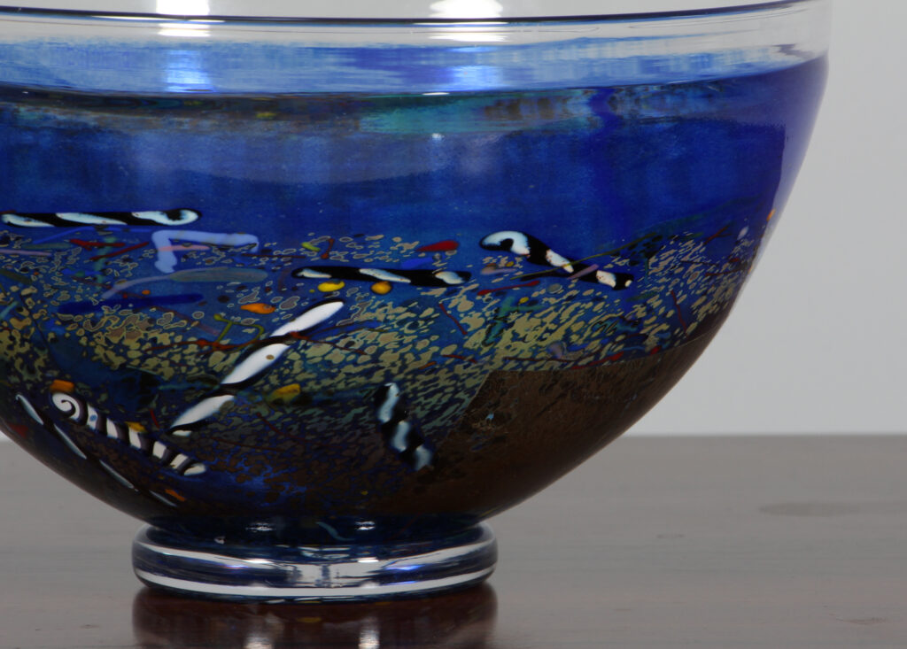 Bertil Vallien for Kosta Boda skål af glas, model Conffetti - Billede 2